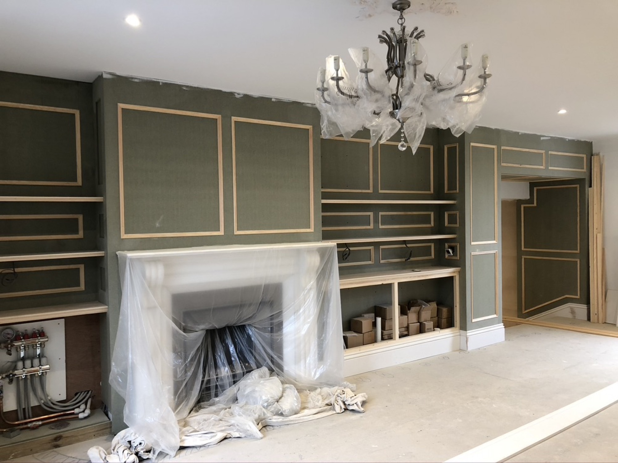 Formal Lounge Restoration — craftsmanship detail