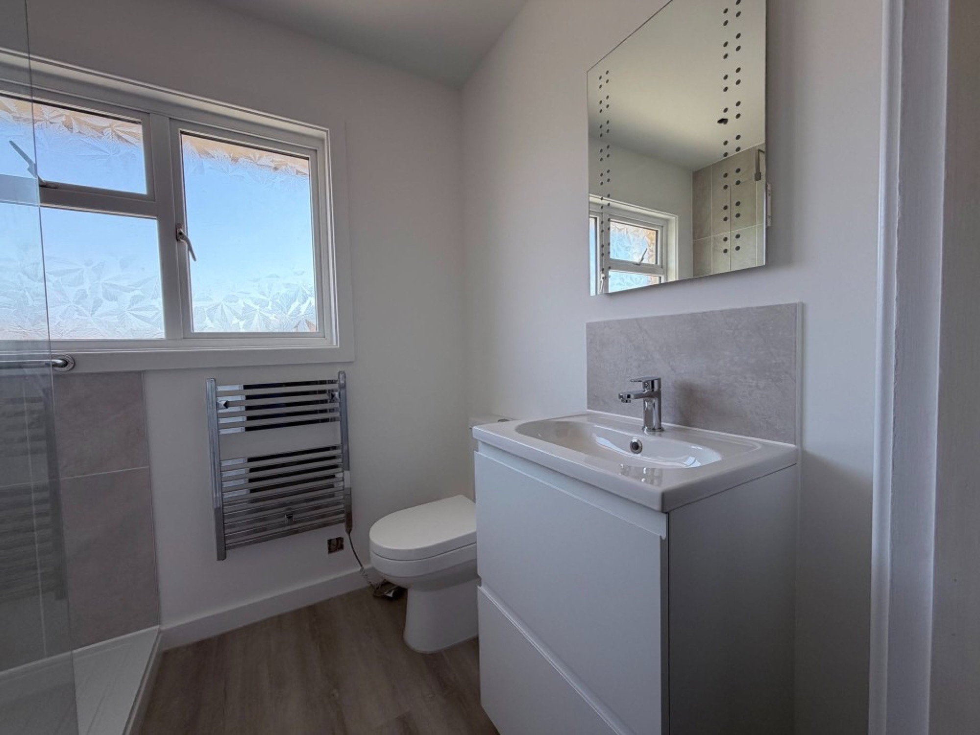 Walk-In Shower Bathroom — craftsmanship detail